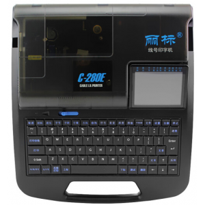 丽标线号打印机C-280E号码管印字机（可单机可用U盘）